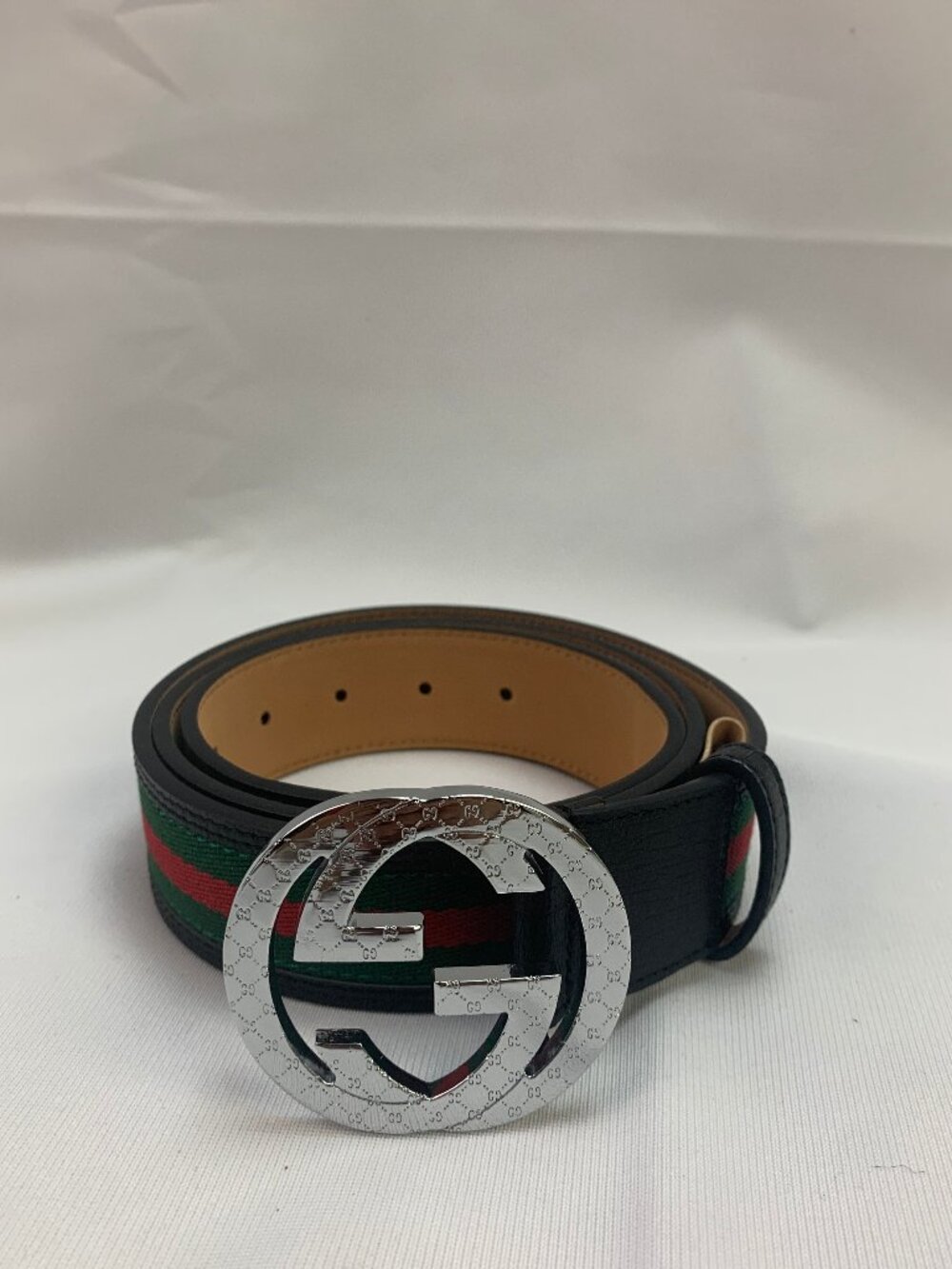 Gucci black red green GG Belt